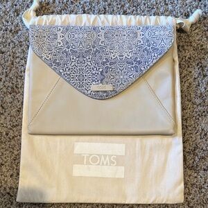 TOMS Beige and Blue Women's Bag